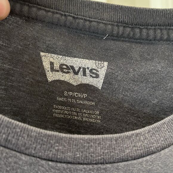Levi Strauss & Co Quality California Graphic Tee Shirt Short Sleeves Gray Mens S - Picture 3 of 6